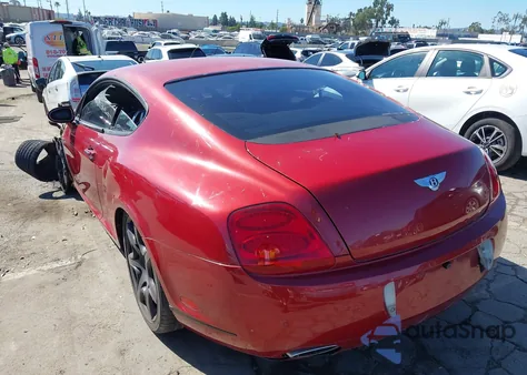 2004 Bentley Continental Gt from USA, damaged, VIN SCBCR63W54C021701